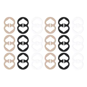 18Pc Bra Clips Perfect Lift Adjust Clasp Strap Cleavage Control Racerback Buckle