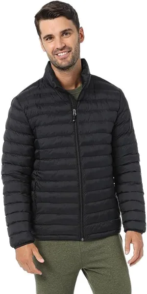 32 Degrees Mens Lightweight Water-Resistant Packable Puffer Down Alternative Jacket