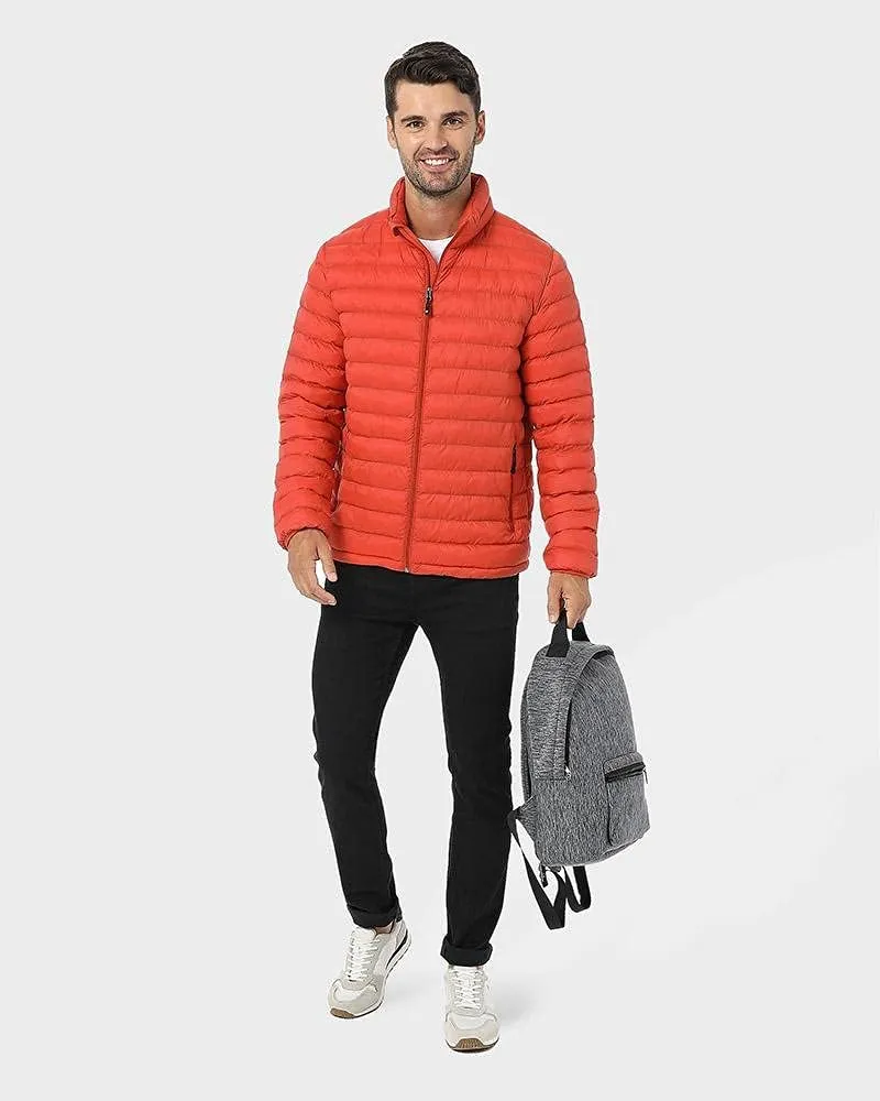 32 Degrees Mens Lightweight Water-Resistant Packable Puffer Down Alternative Jacket