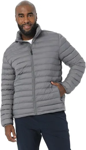 32 Degrees Mens Lightweight Water-Resistant Packable Puffer Down Alternative Jacket