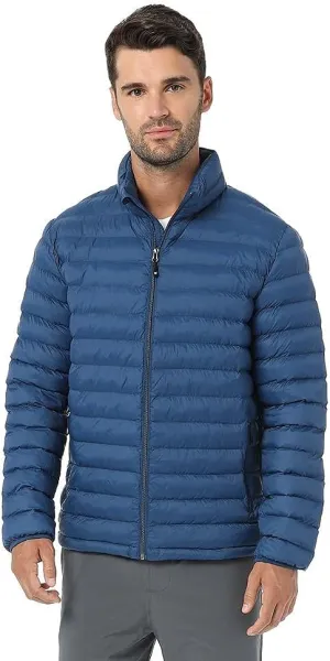 32 Degrees Mens Lightweight Water-Resistant Packable Puffer Down Alternative Jacket