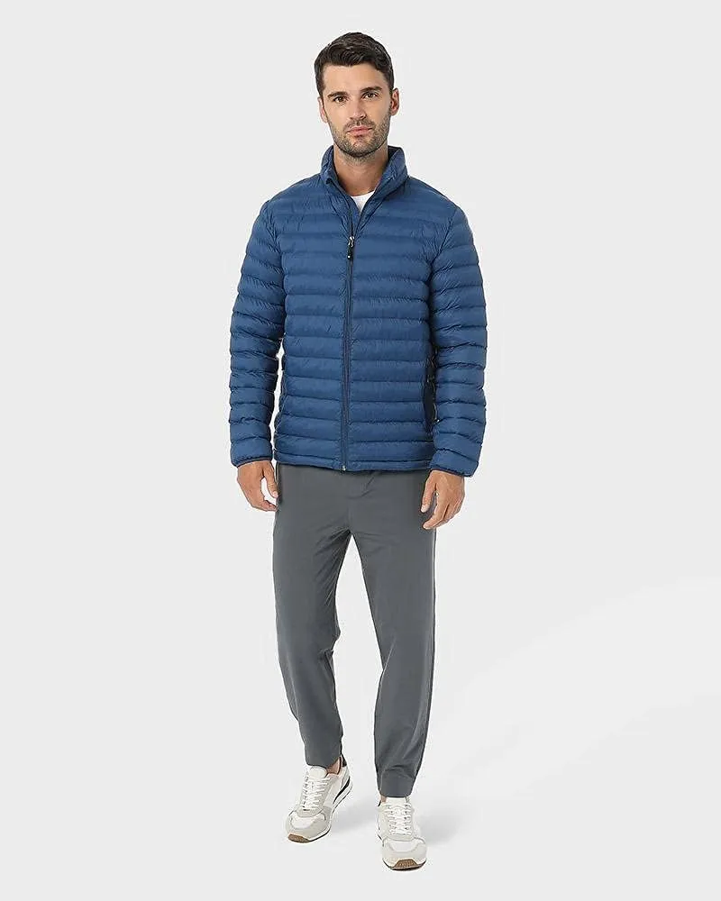 32 Degrees Mens Lightweight Water-Resistant Packable Puffer Down Alternative Jacket