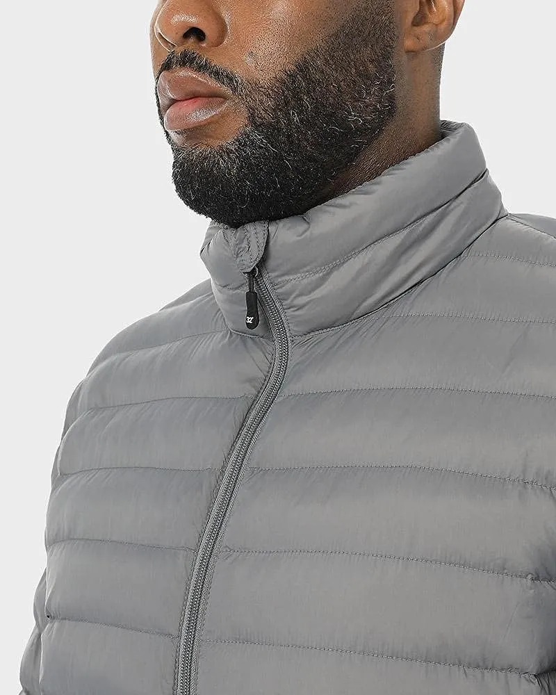 32 Degrees Mens Lightweight Water-Resistant Packable Puffer Down Alternative Jacket