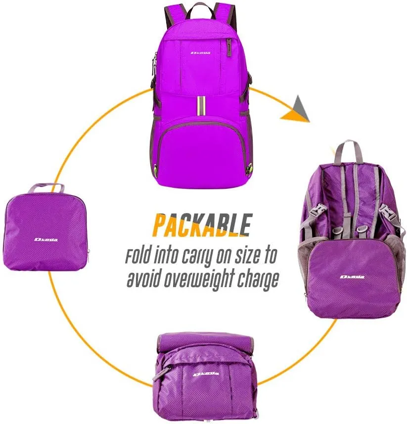 35L Lightweight Packable Backpack Waterproof Durable Hiking Travel Backpack Daypack