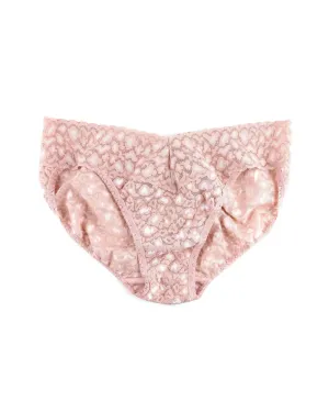 7J2371 Desert Rose/White X Dye Leopard French V-kini