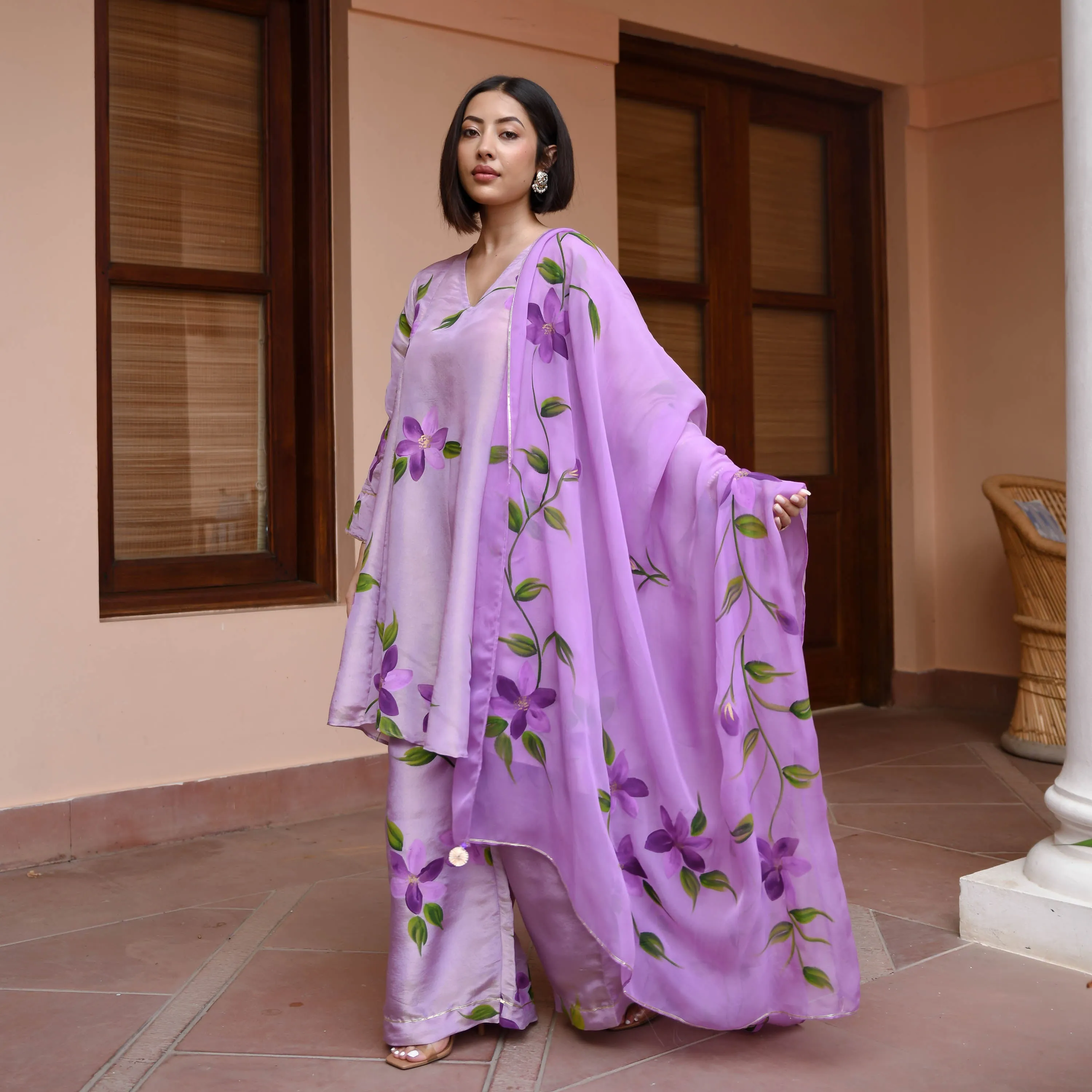 Aanya Tissue Silk Suit set