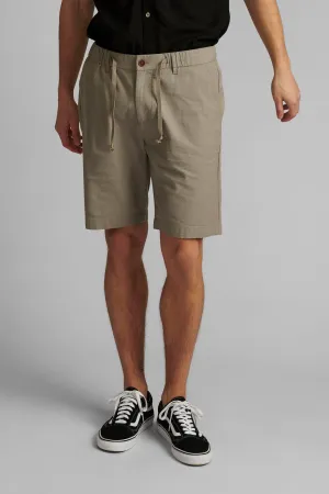 AKJENS LT ELASTIC SHORTS - Brindle