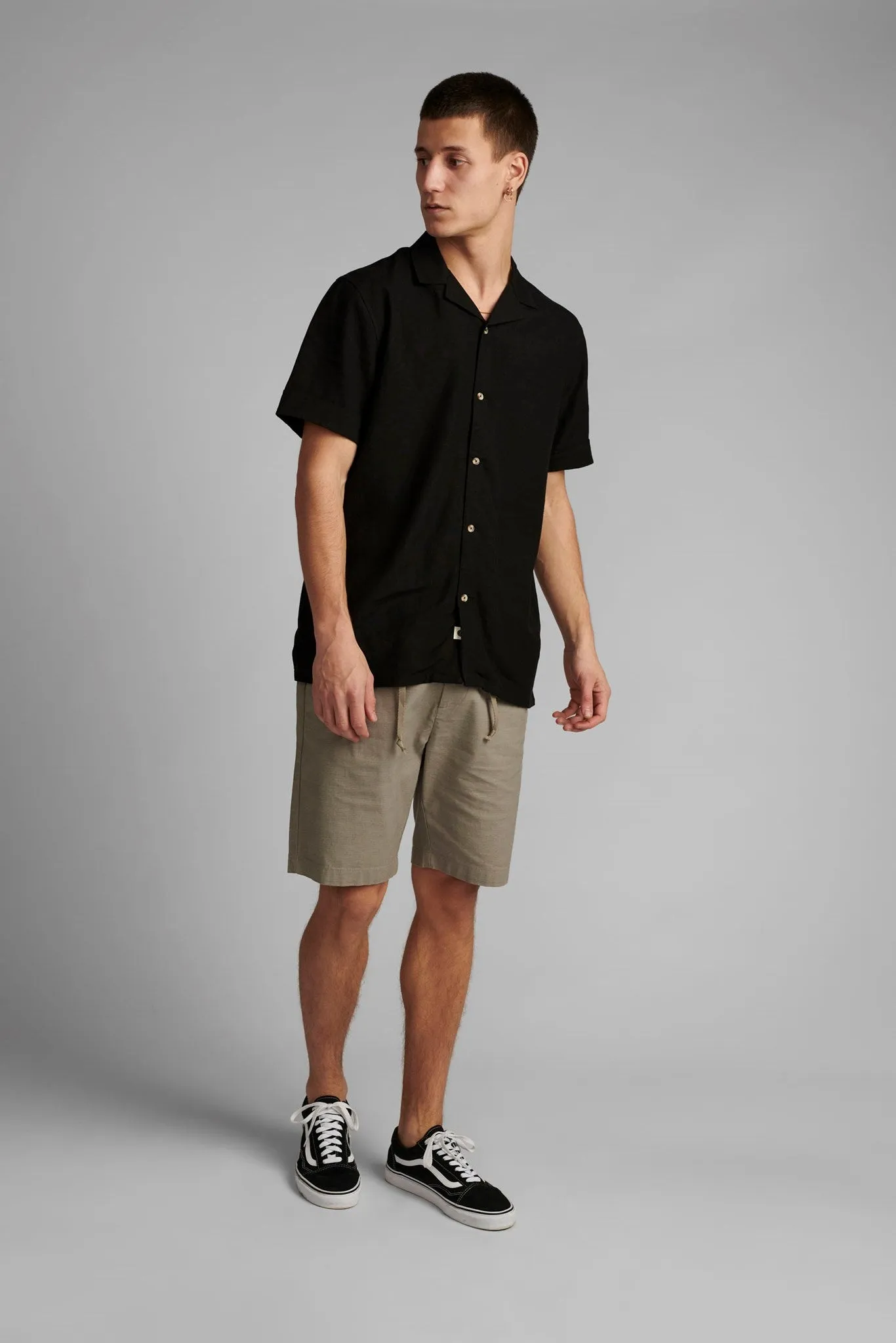 AKJENS LT ELASTIC SHORTS - Brindle
