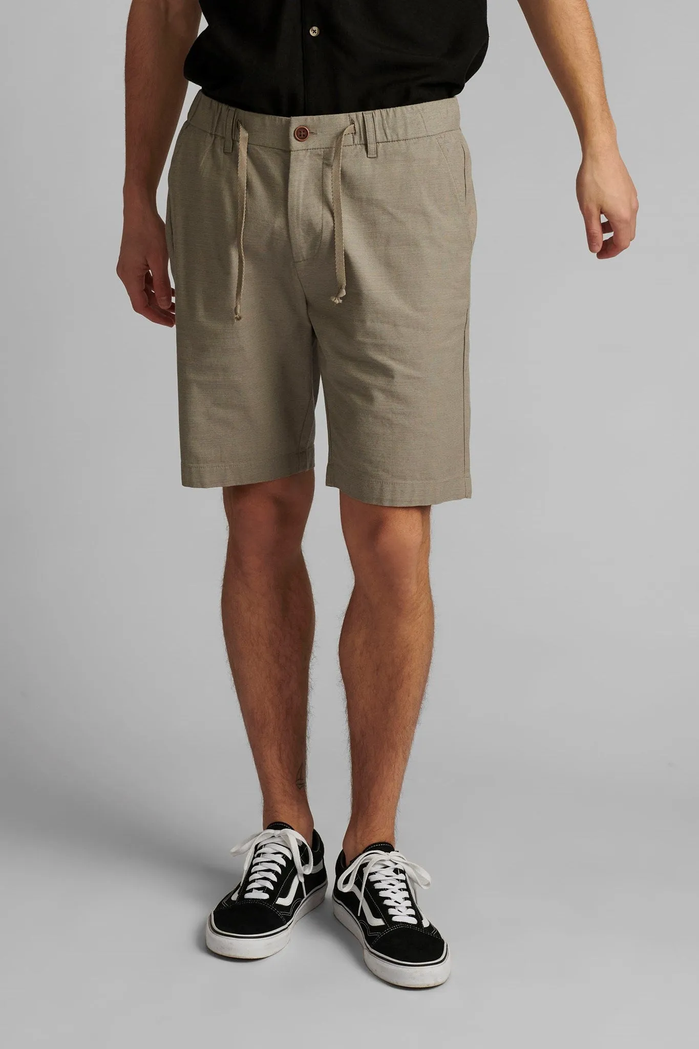AKJENS LT ELASTIC SHORTS - Brindle
