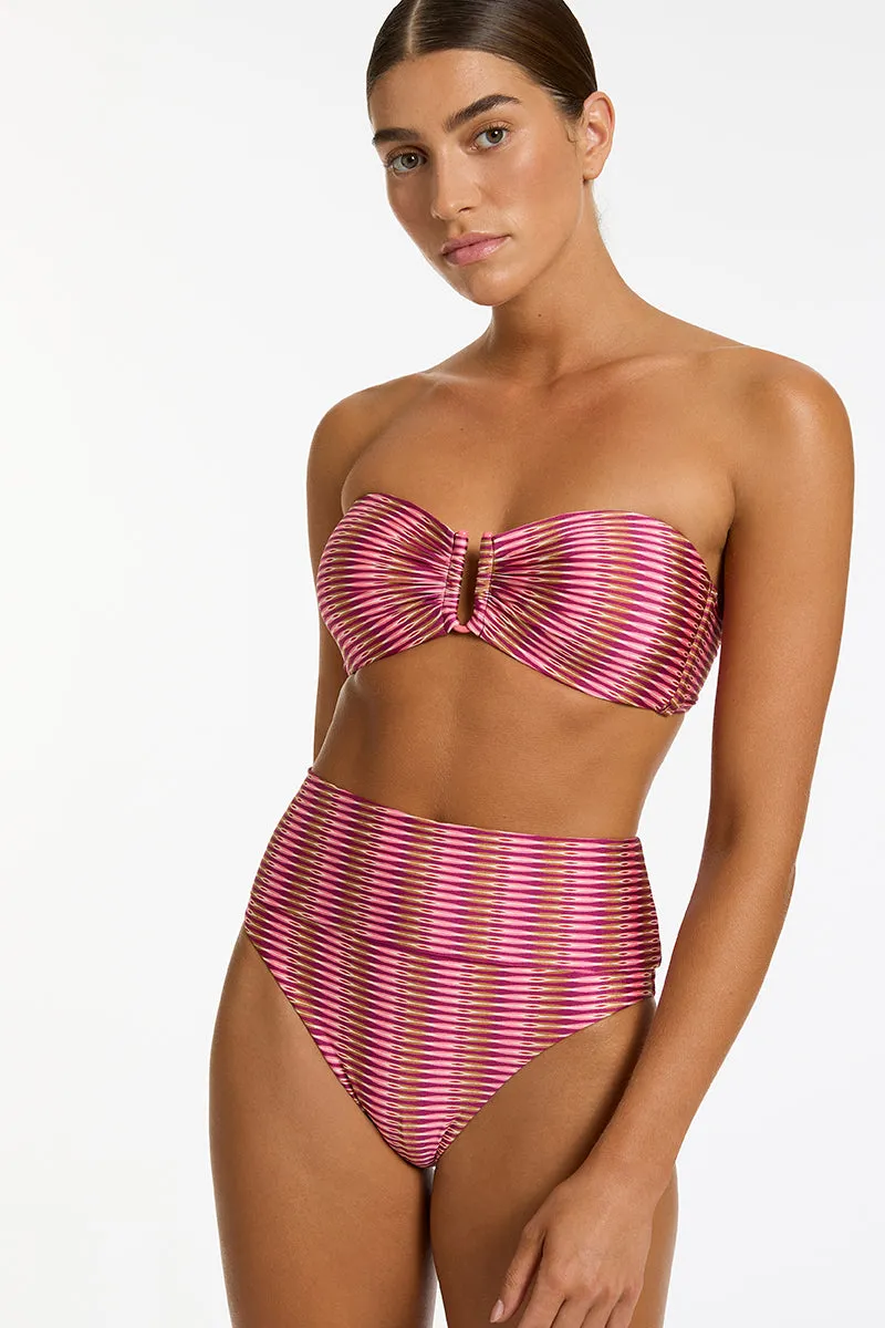 Alessia Geo Fold Down Pant