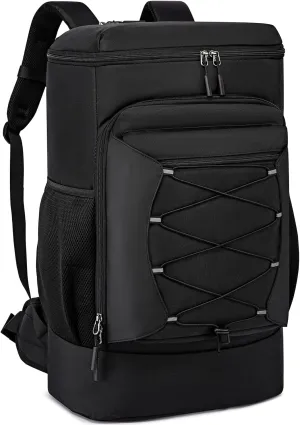 Asenlin Travel Backpack for Women Men40L Large Hiking Backpack18 Inch Carry on Backpack Water Resistant for Casual Daypack Gym Backpack-Black