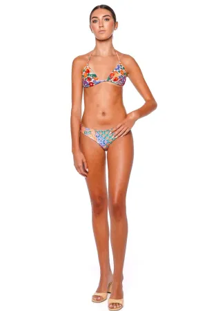 Audrey Tile Low Rise Bikini Bottom
