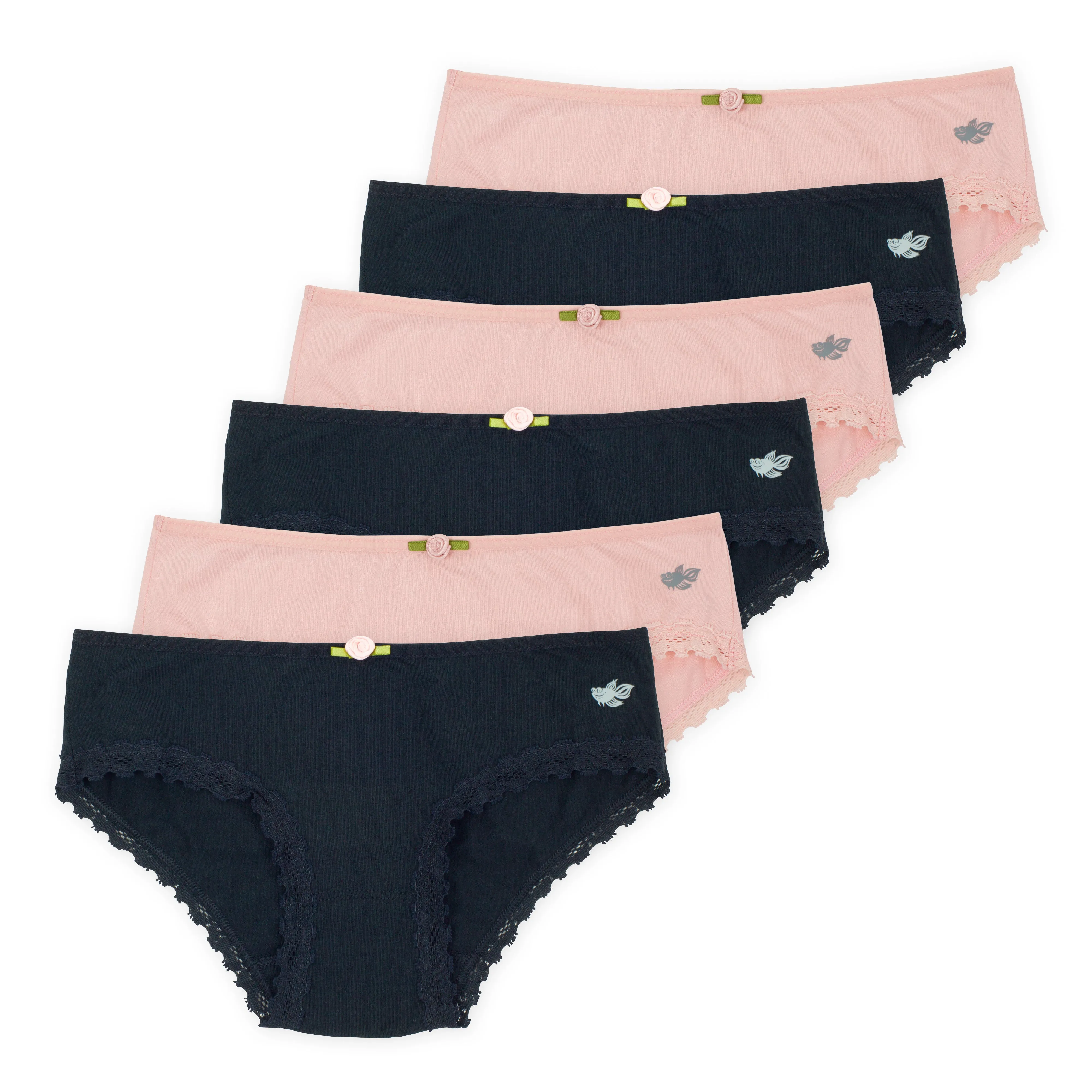 Ava Girls Bikini Underwear (6-Pack)
