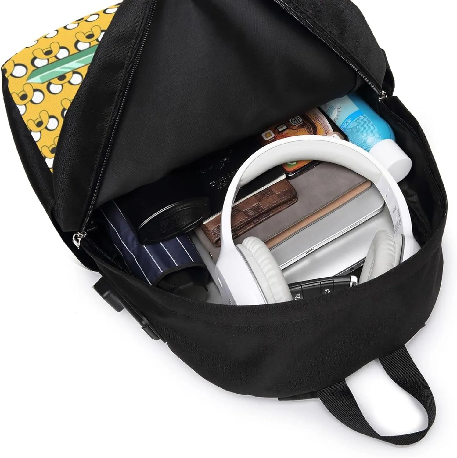 Backpack Casual Laptop Bags Bookbag With Pencil Case Resistant Durable 16in