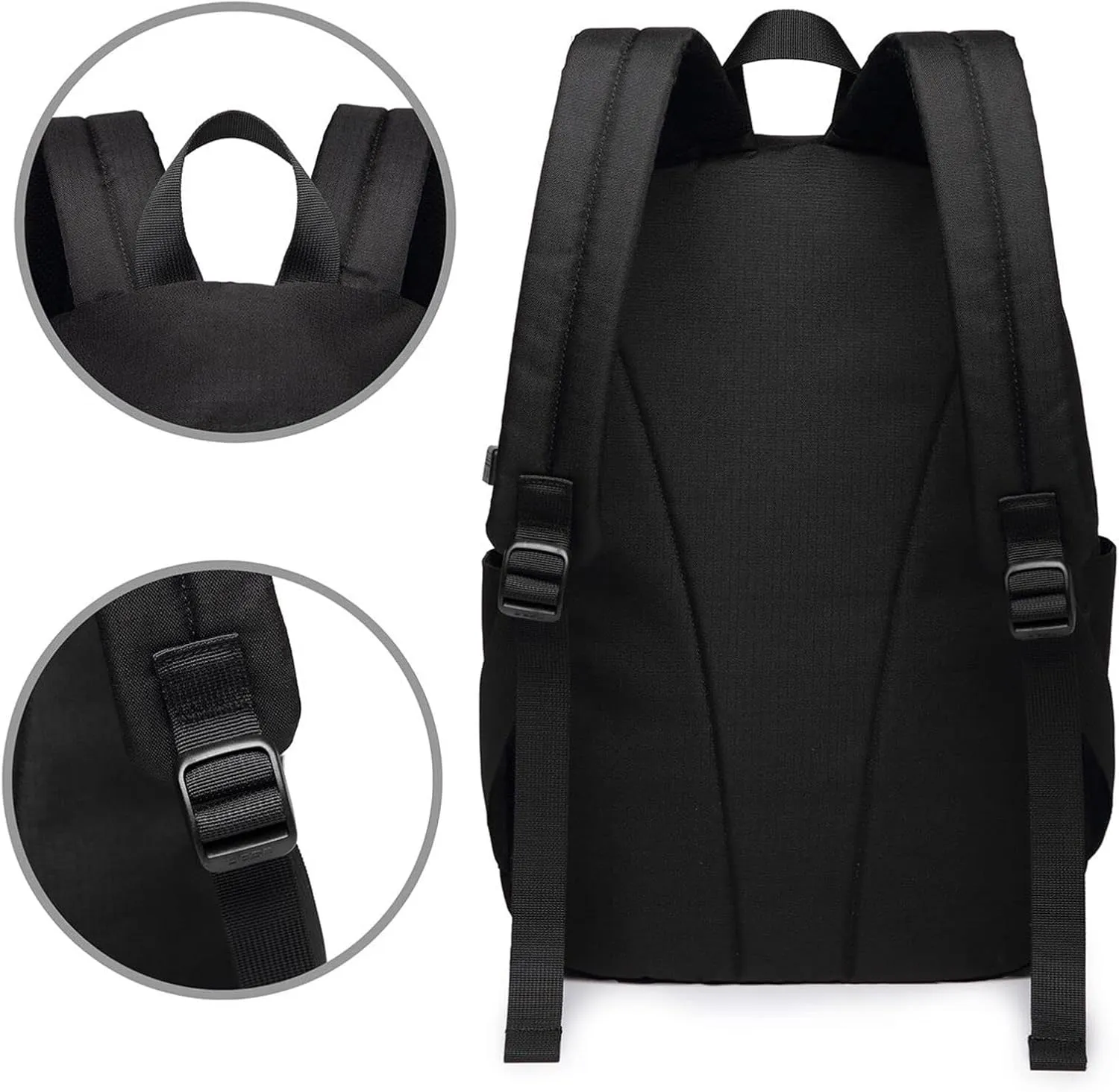 Backpack Casual Laptop Bags Bookbag With Pencil Case Resistant Durable 16in