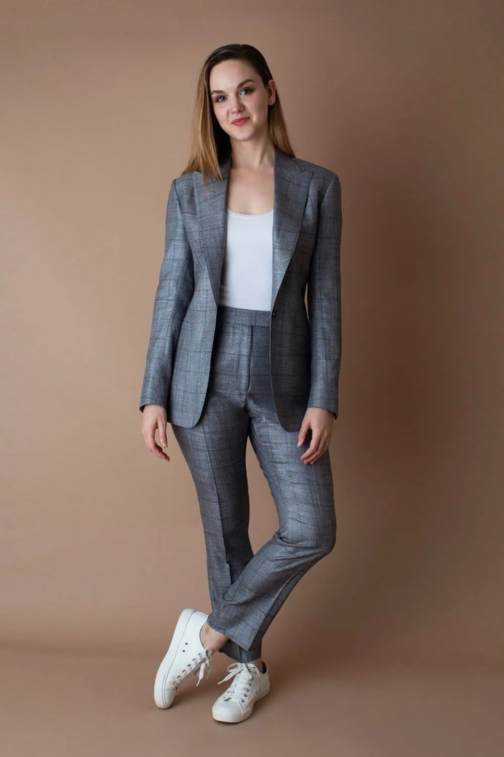 Bamboo Windowpane Suit
