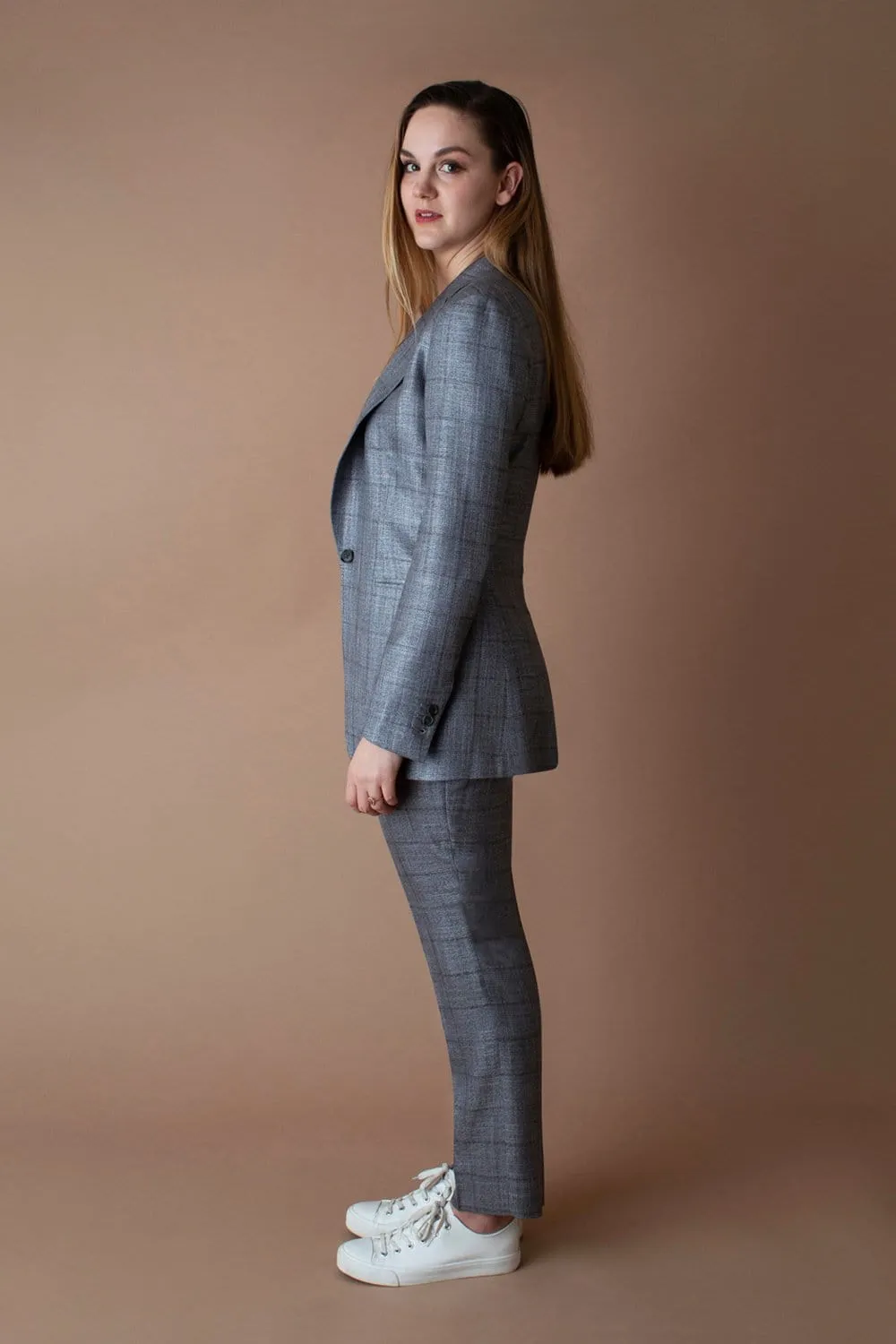 Bamboo Windowpane Suit