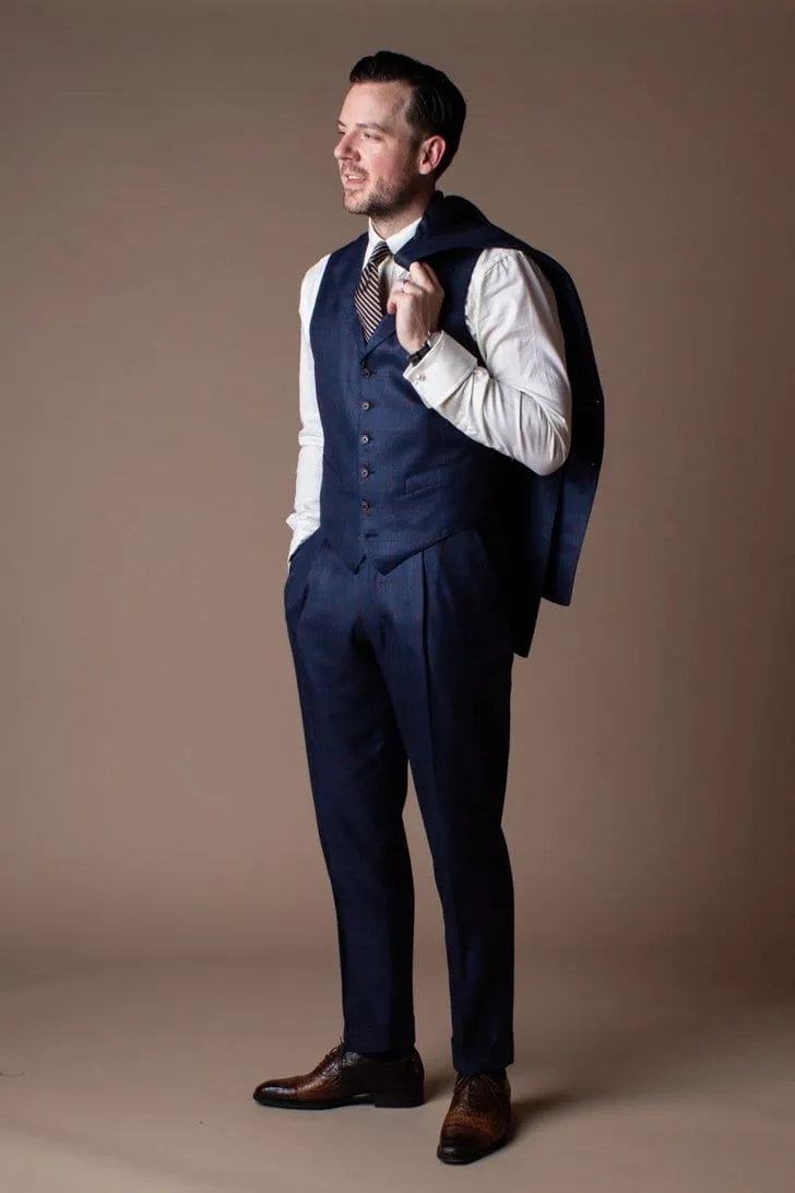 Bamboo Windowpane Suit
