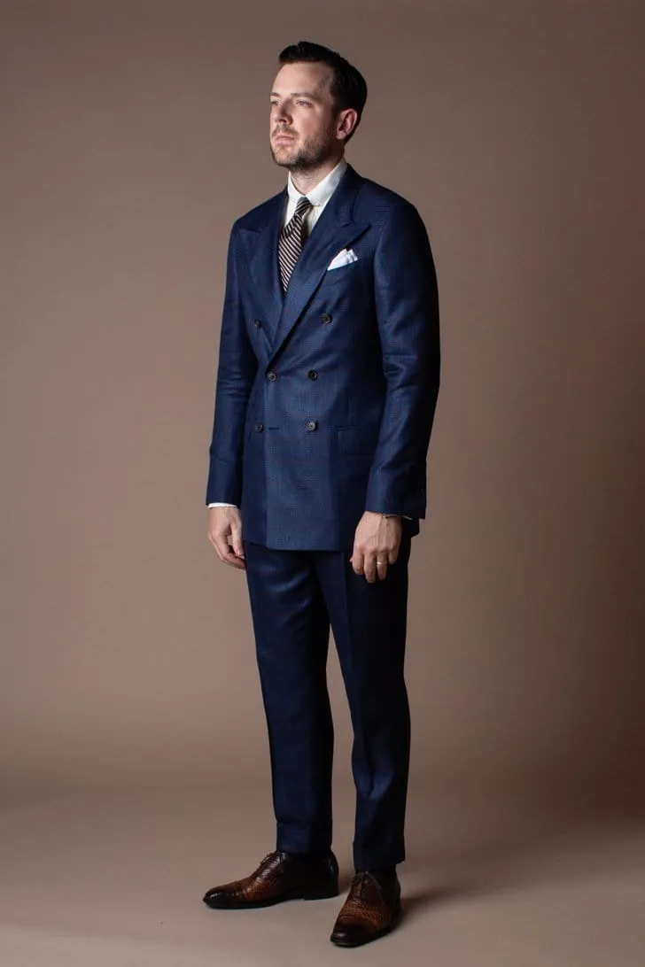 Bamboo Windowpane Suit