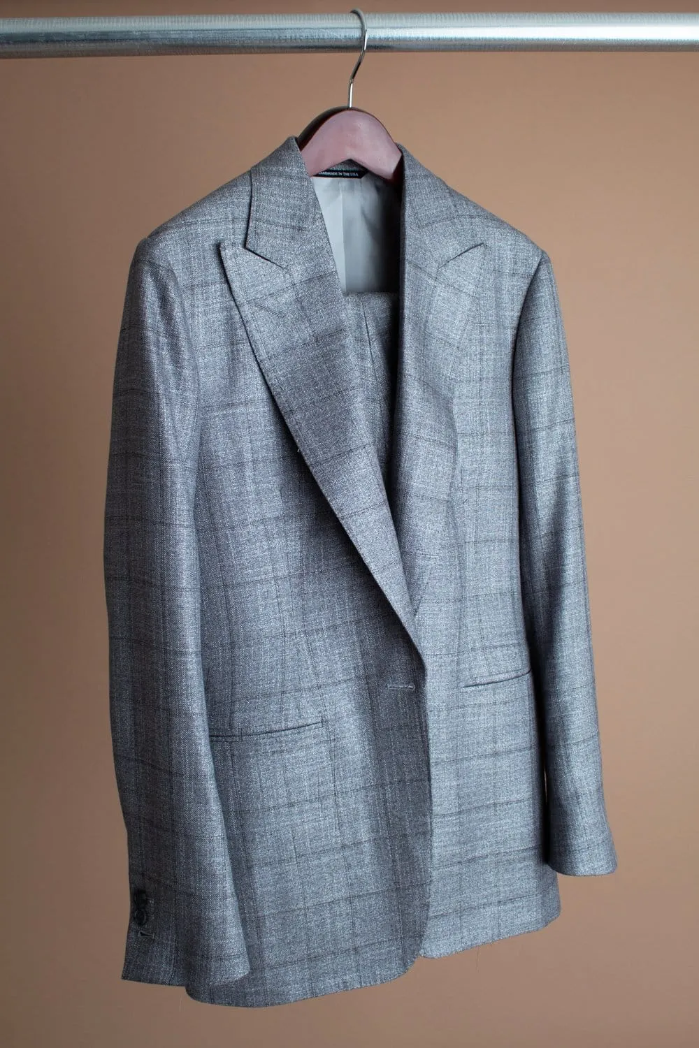 Bamboo Windowpane Suit