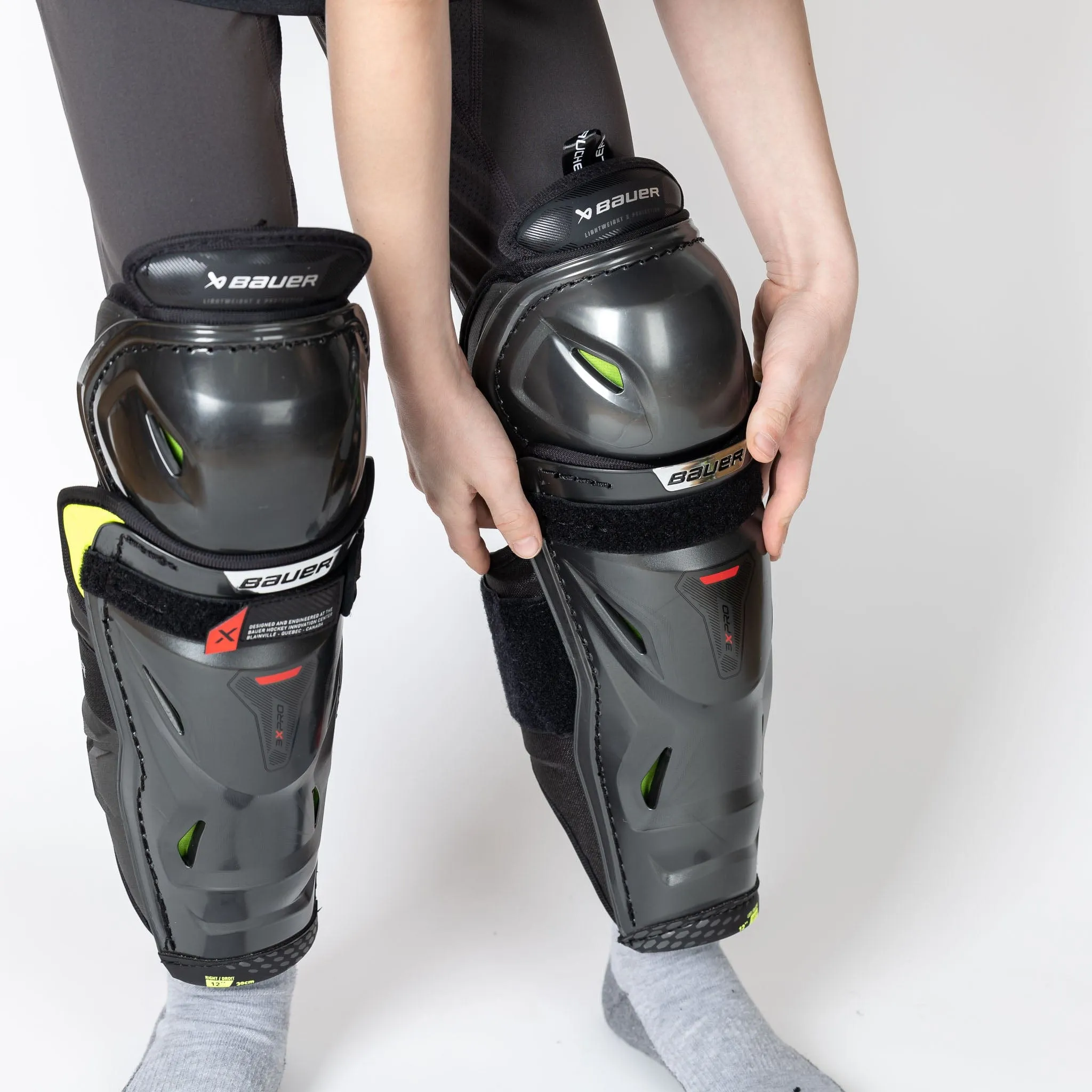 Bauer Vapor 3X Pro Junior Hockey Shin Guards
