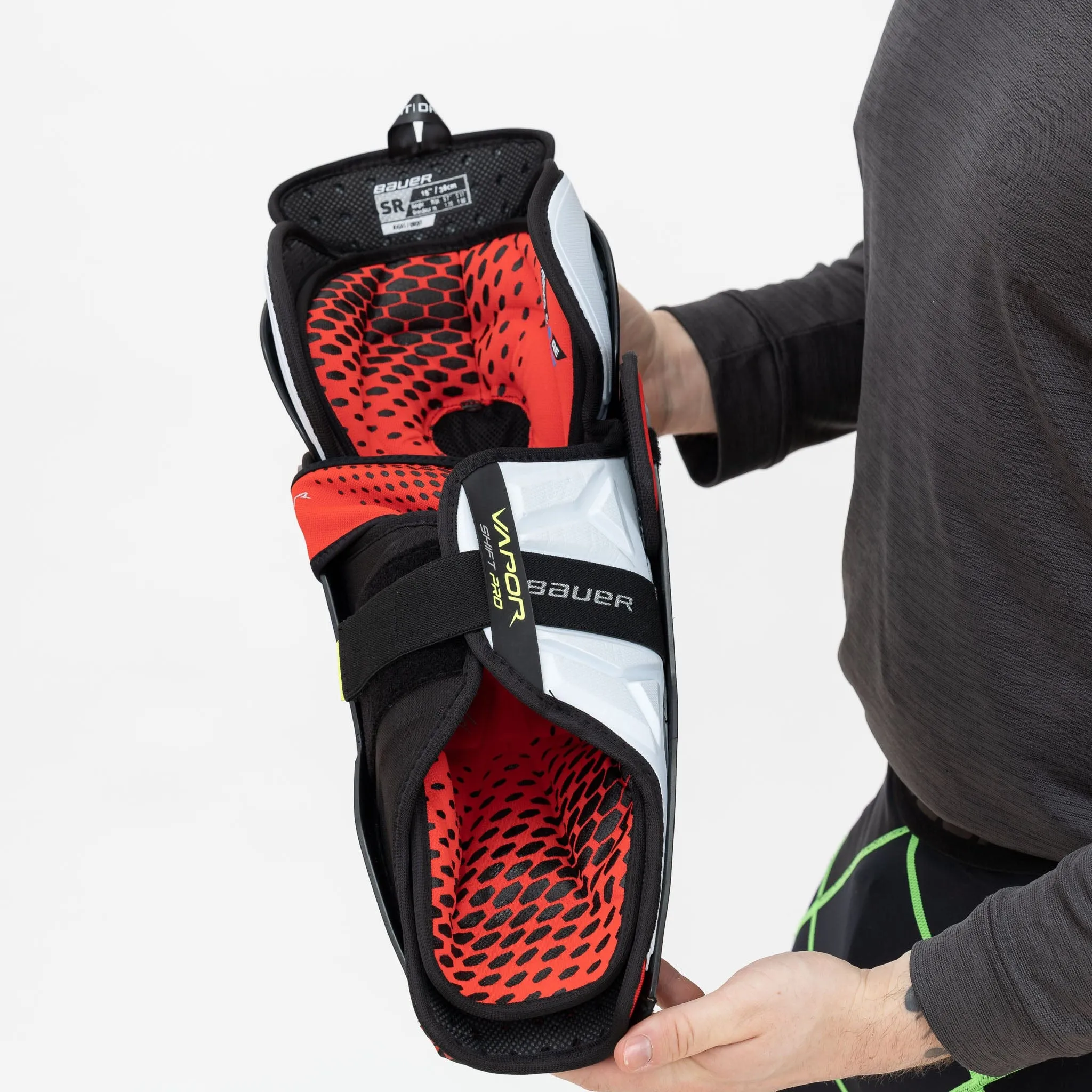 Bauer Vapor Shift Pro Junior Hockey Shin Guards