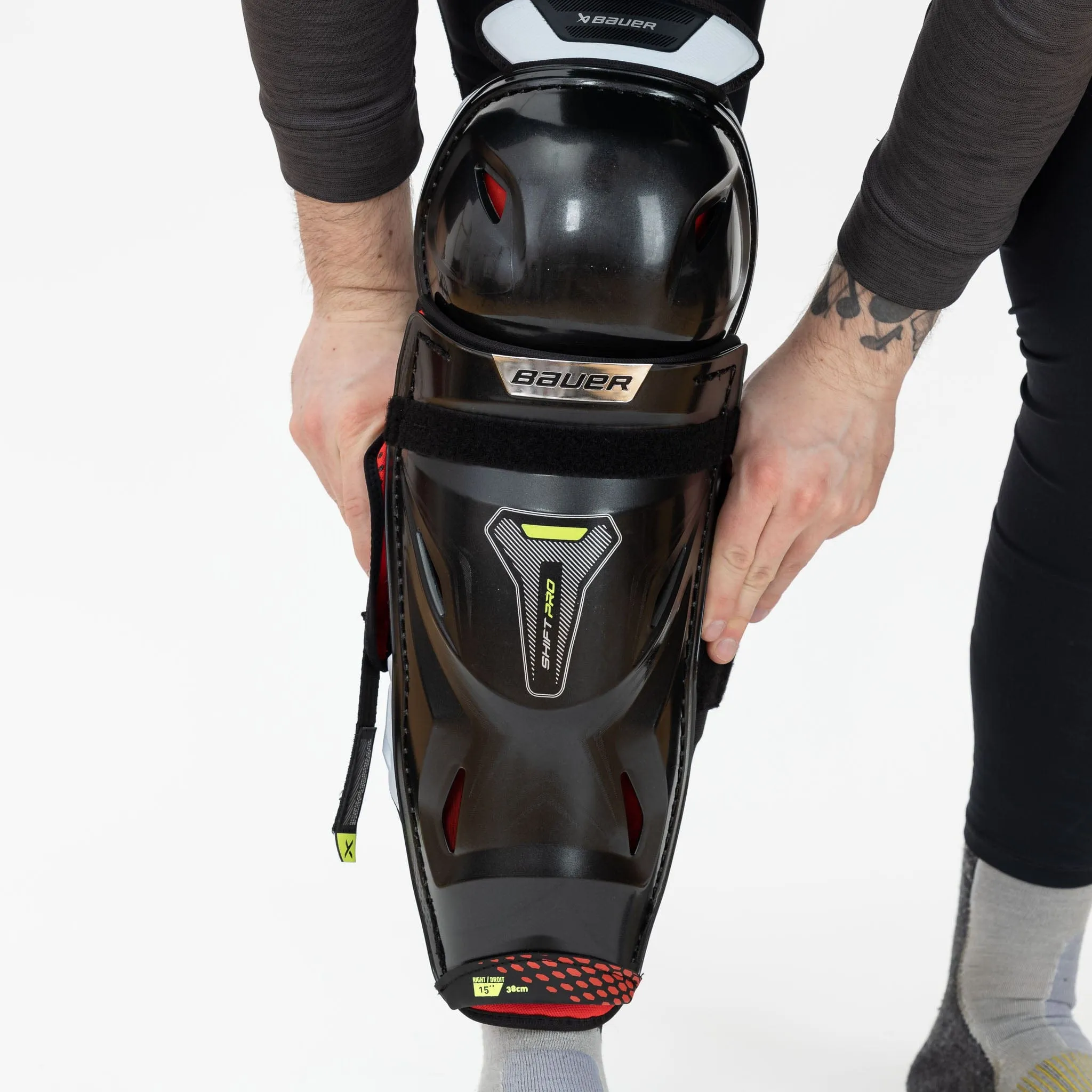Bauer Vapor Shift Pro Junior Hockey Shin Guards