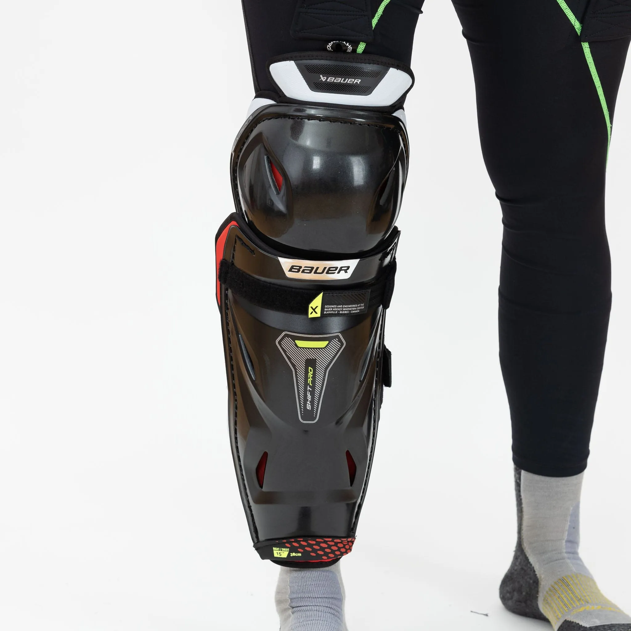 Bauer Vapor Shift Pro Junior Hockey Shin Guards