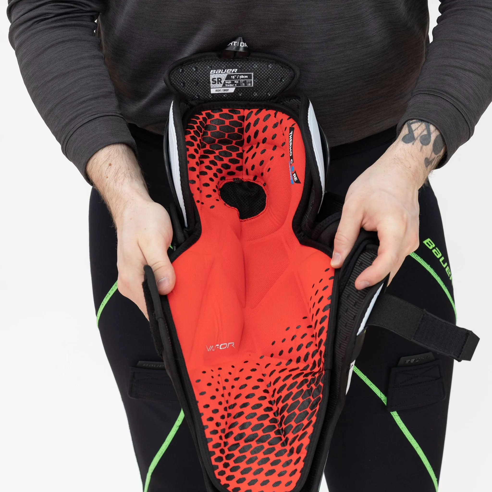 Bauer Vapor Shift Pro Junior Hockey Shin Guards