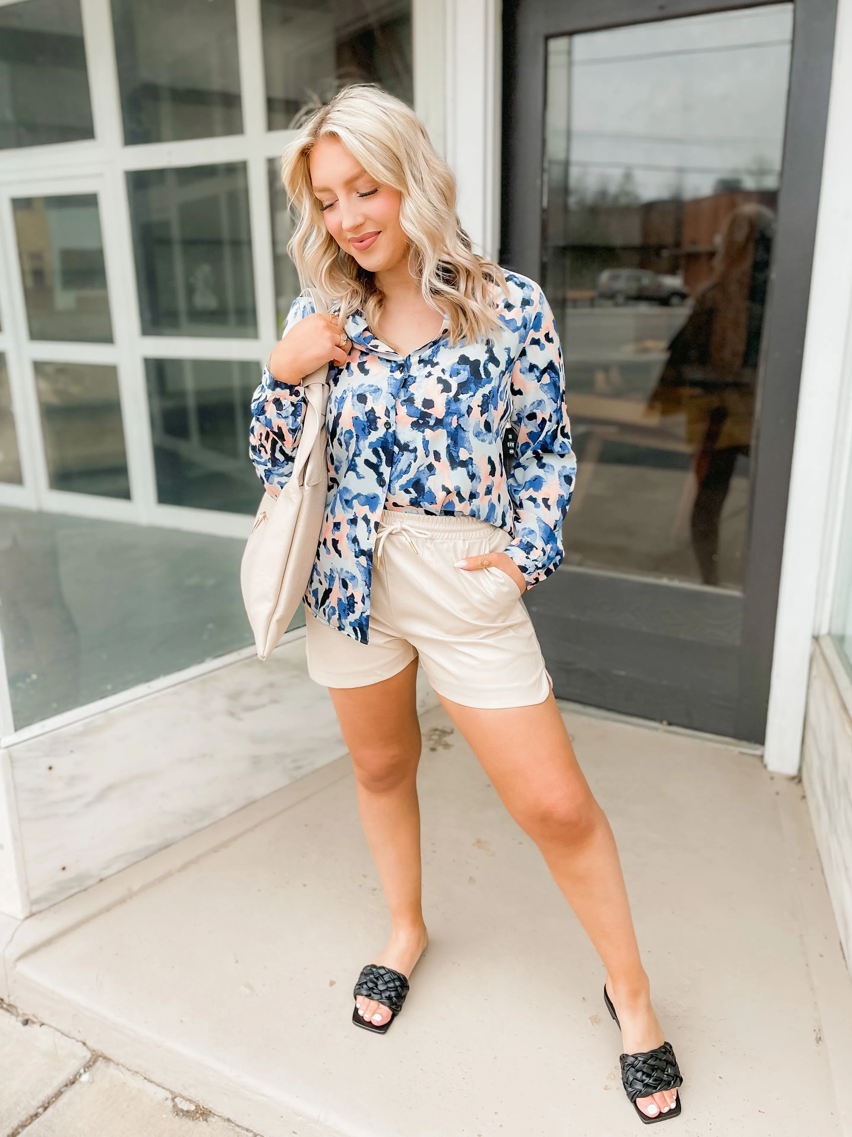 Be Your Best Faux Leather Shorts