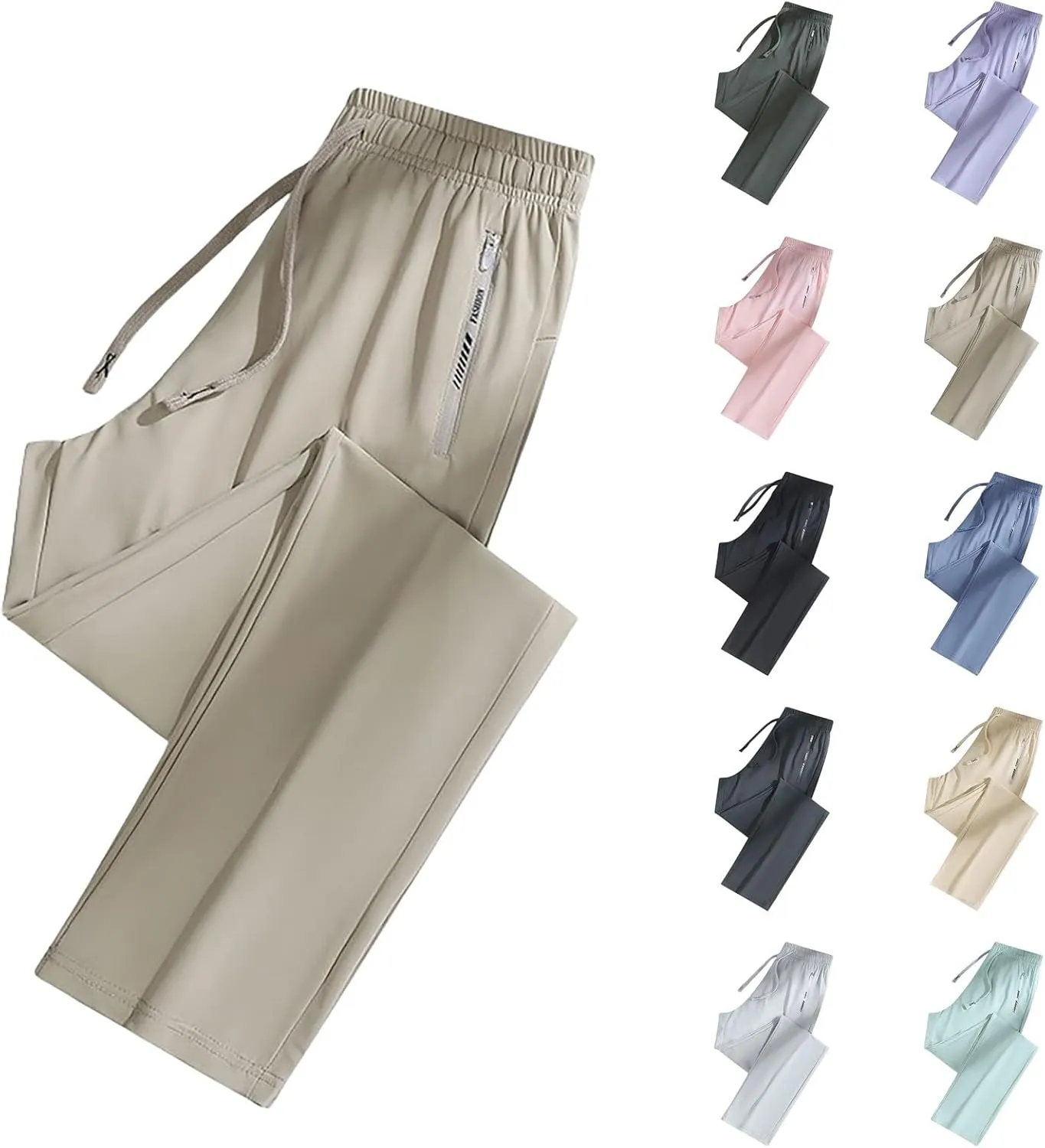 Beeswan Pants for Women Quick Dry Comfy Fit Stretch Active Pant Casual Summer Athletic Breathable Cargo Sweatpants