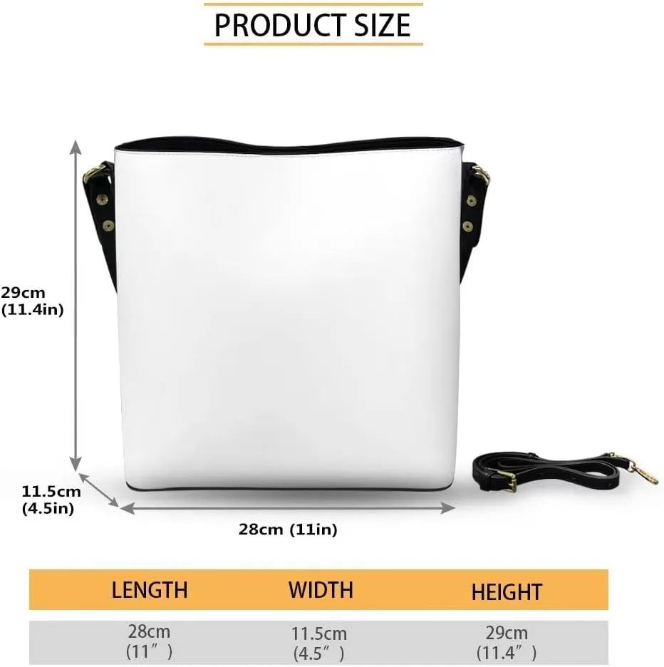 Belidome Womens Crossbody Handbags Pu Leather Bucket Shoulder Bag Lightweight Durable