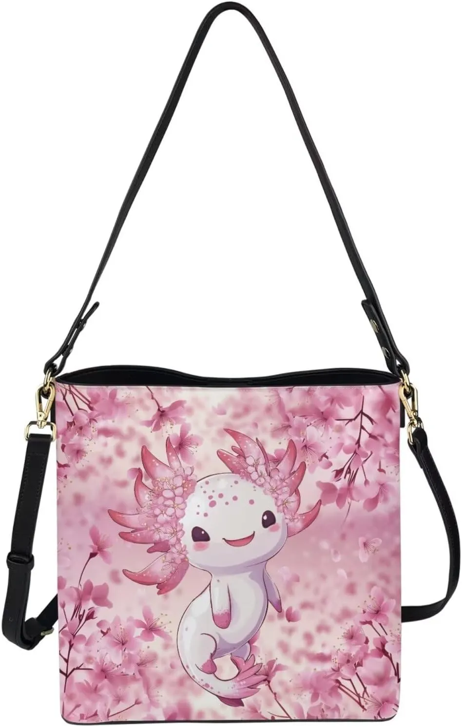 Belidome Womens Crossbody Handbags Pu Leather Bucket Shoulder Bag Lightweight Durable