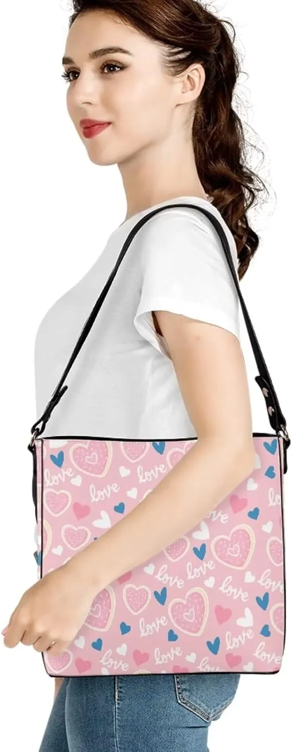 Belidome Womens Crossbody Handbags Pu Leather Bucket Shoulder Bag Lightweight Durable