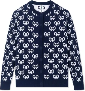 BOBOYOYO Girls Cute Cardigan 100% Cotton Girls Button Up Sweater Long Sleeve Kids Knit Cardigan Crewneck Casual Kawii Clothes