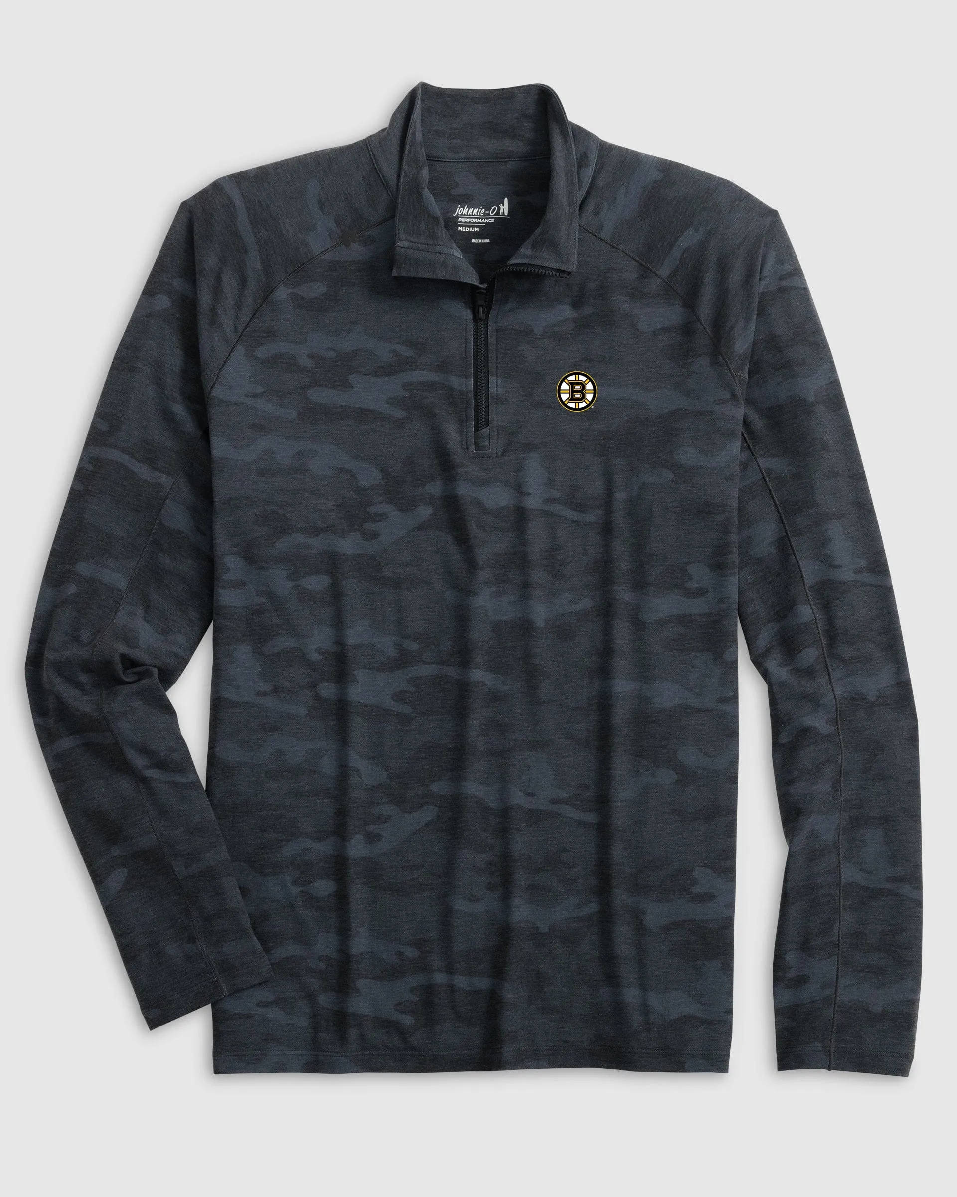 Boston Bruins Patton Performance Camo 1/4-Zip Pullover