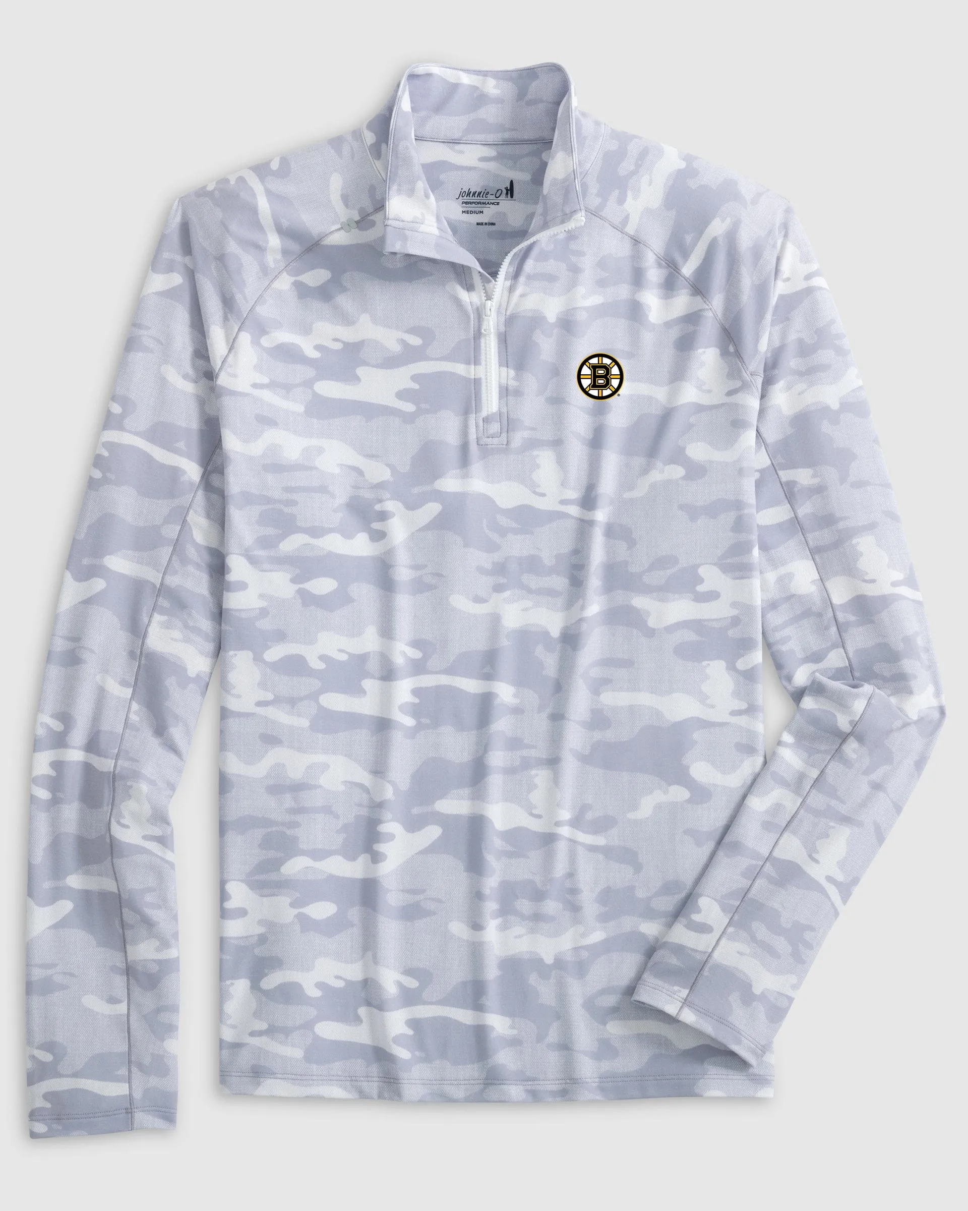 Boston Bruins Patton Performance Camo 1/4-Zip Pullover