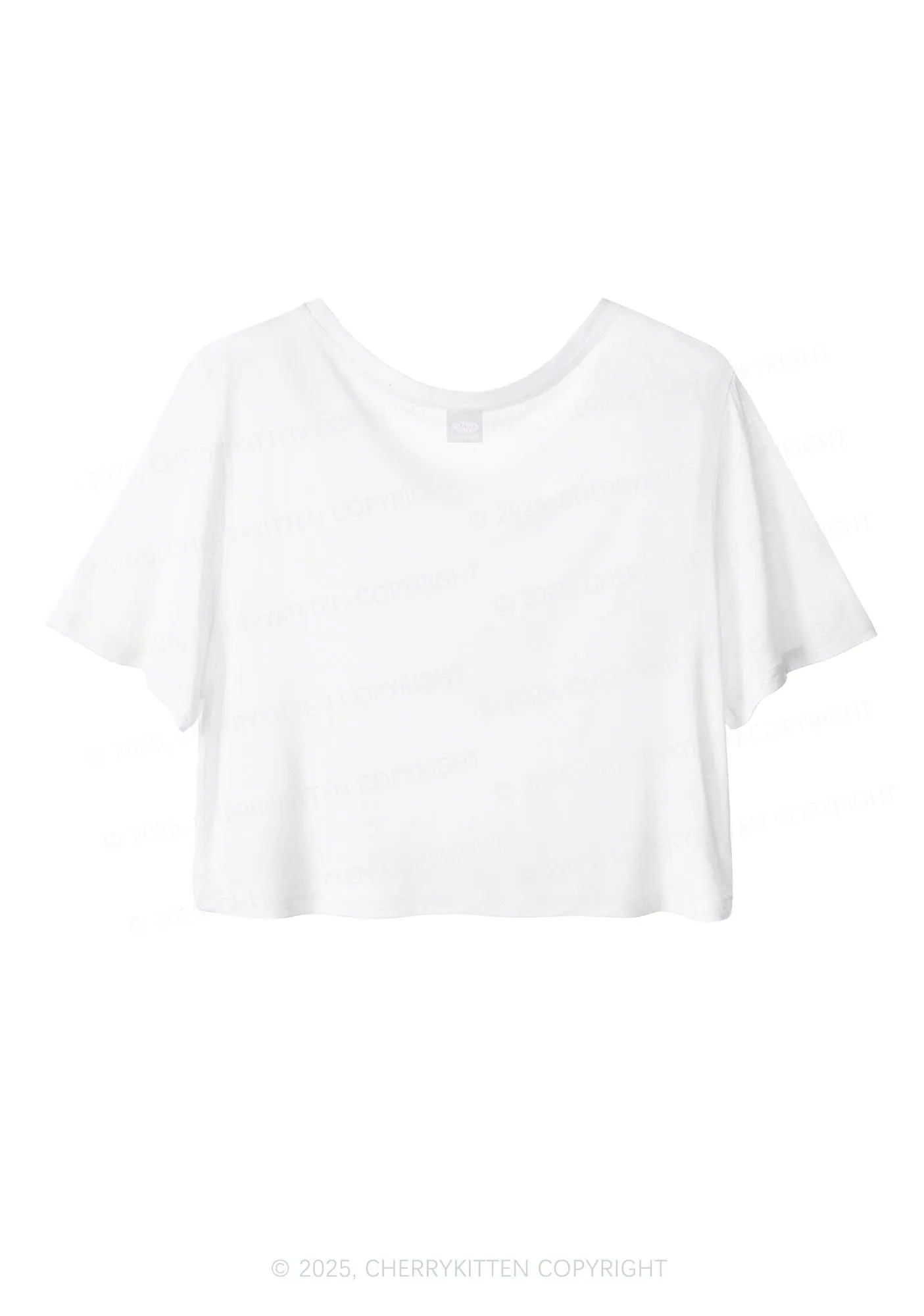 But Daddy I Love Him Pride Y2K Sheer Crop Tee Cherrykitten
