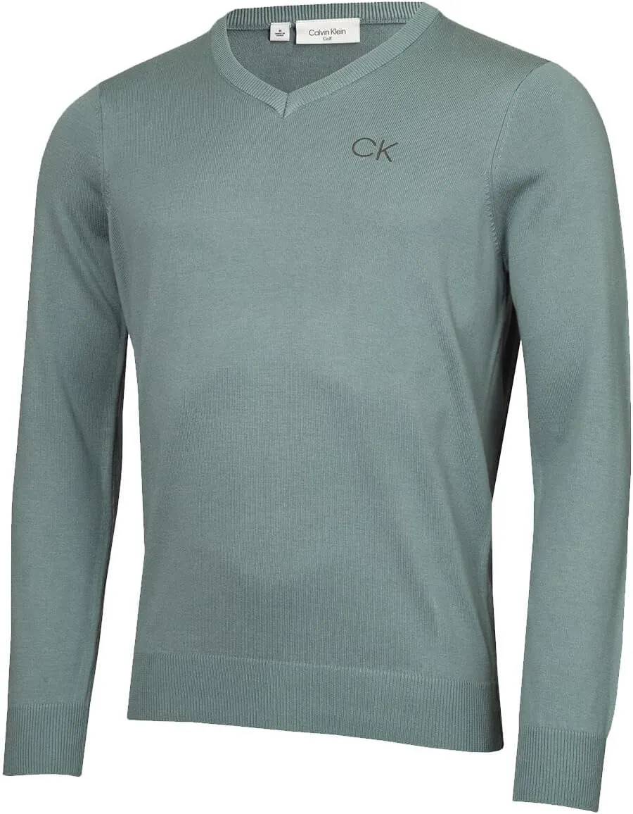 Calvin Klein Men's Merino Wool Blend V-Neck Sweater