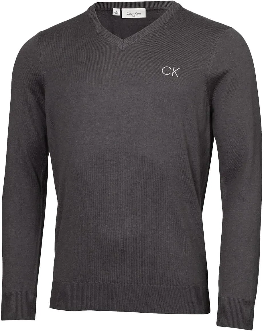 Calvin Klein Men's Merino Wool Blend V-Neck Sweater