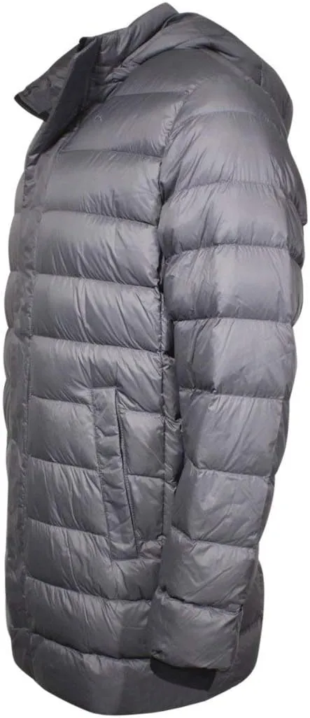 Calvin Klein Men's Water Resistant Zip Front Hooded Down Puffer Jacket