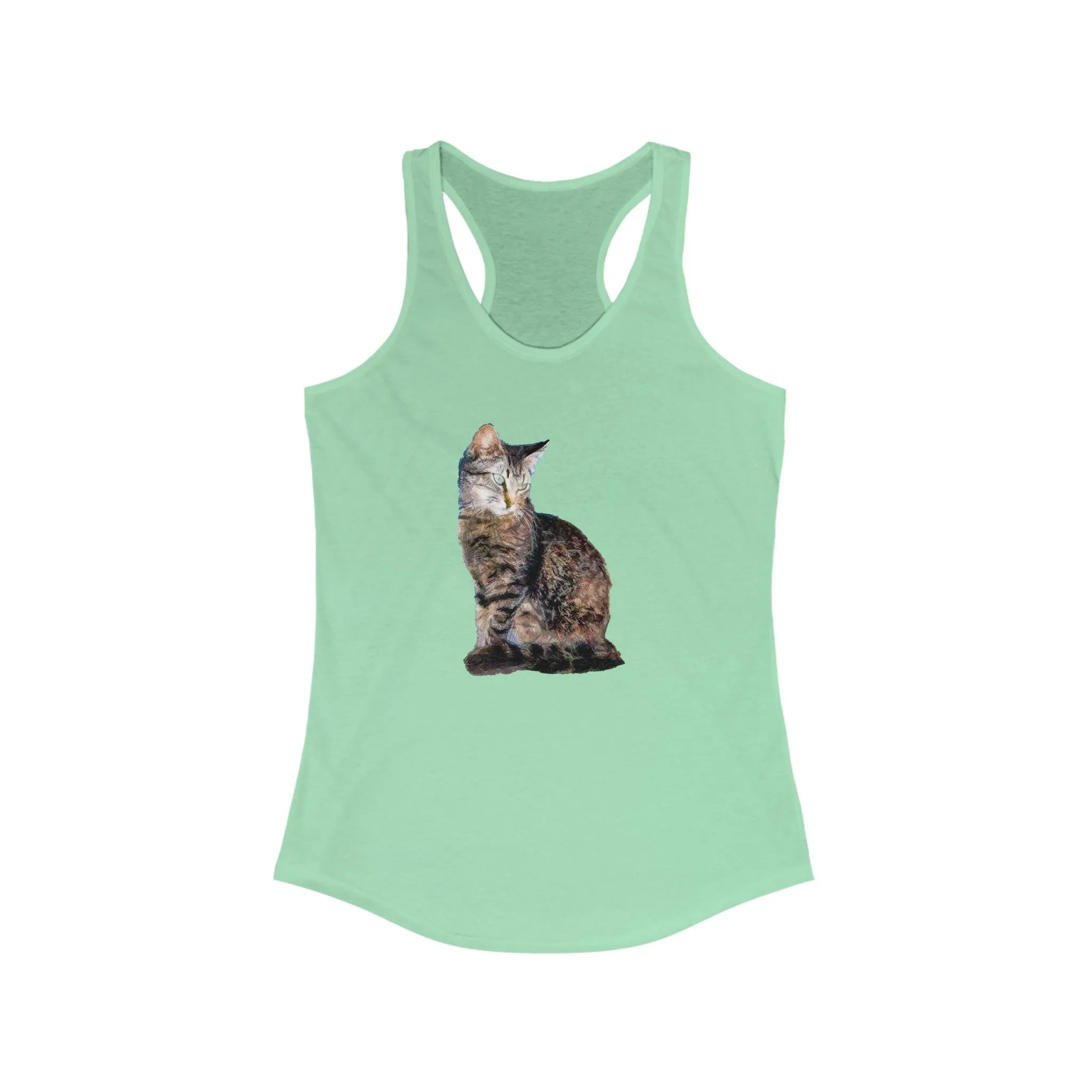 Cat 'Teris of Tinos' Women's Racerback Tank