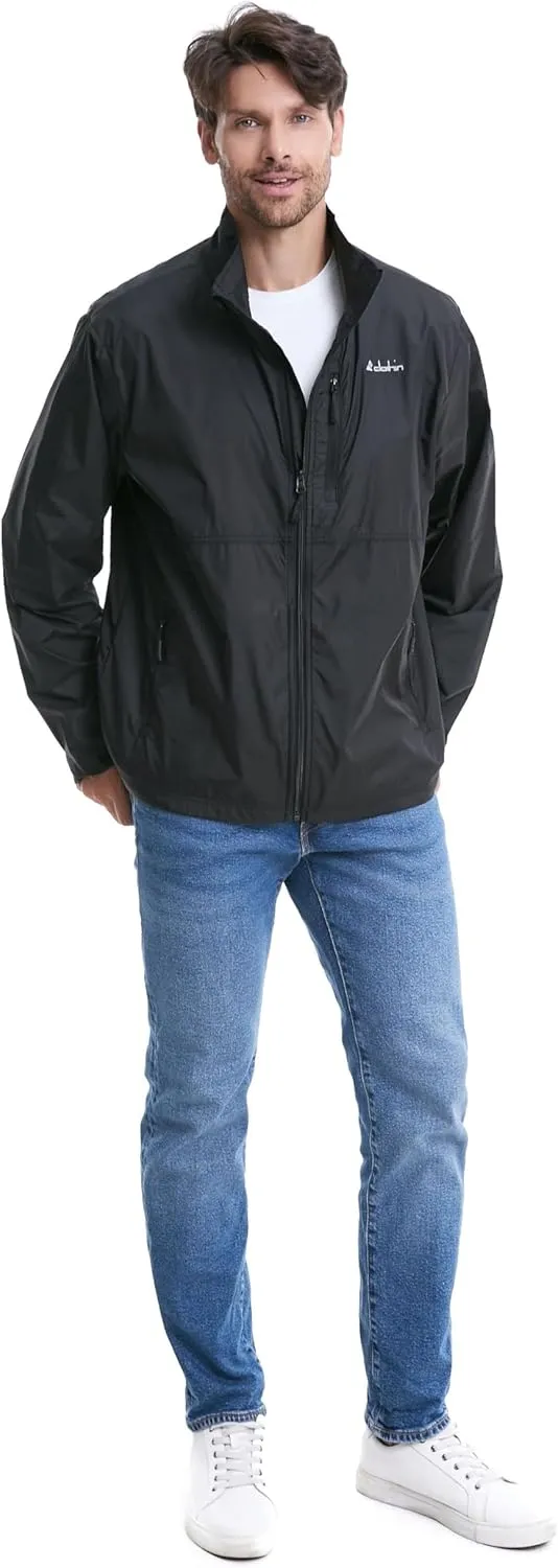 clothin Mens Lightweight Windbreaker Packable Jacket Water Resistant for Hiking Outdoor Cycling