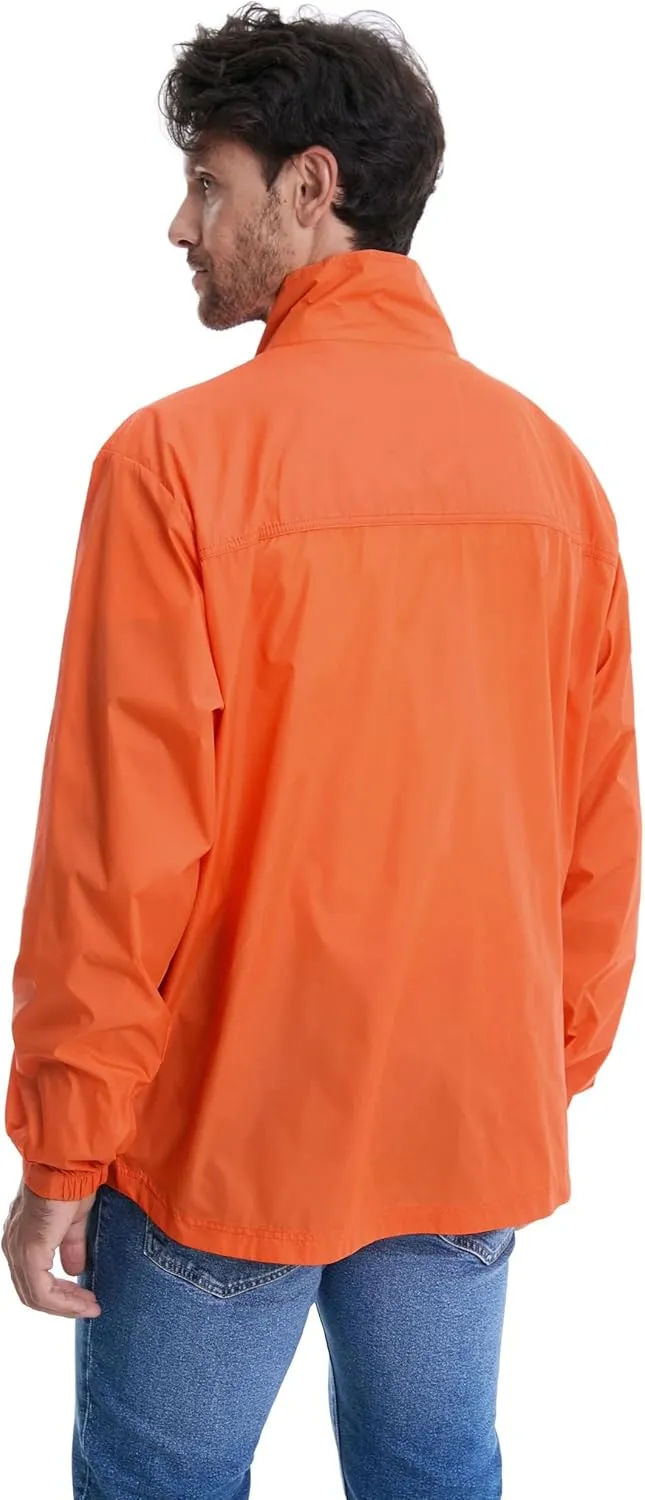 clothin Mens Lightweight Windbreaker Packable Jacket Water Resistant for Hiking Outdoor Cycling