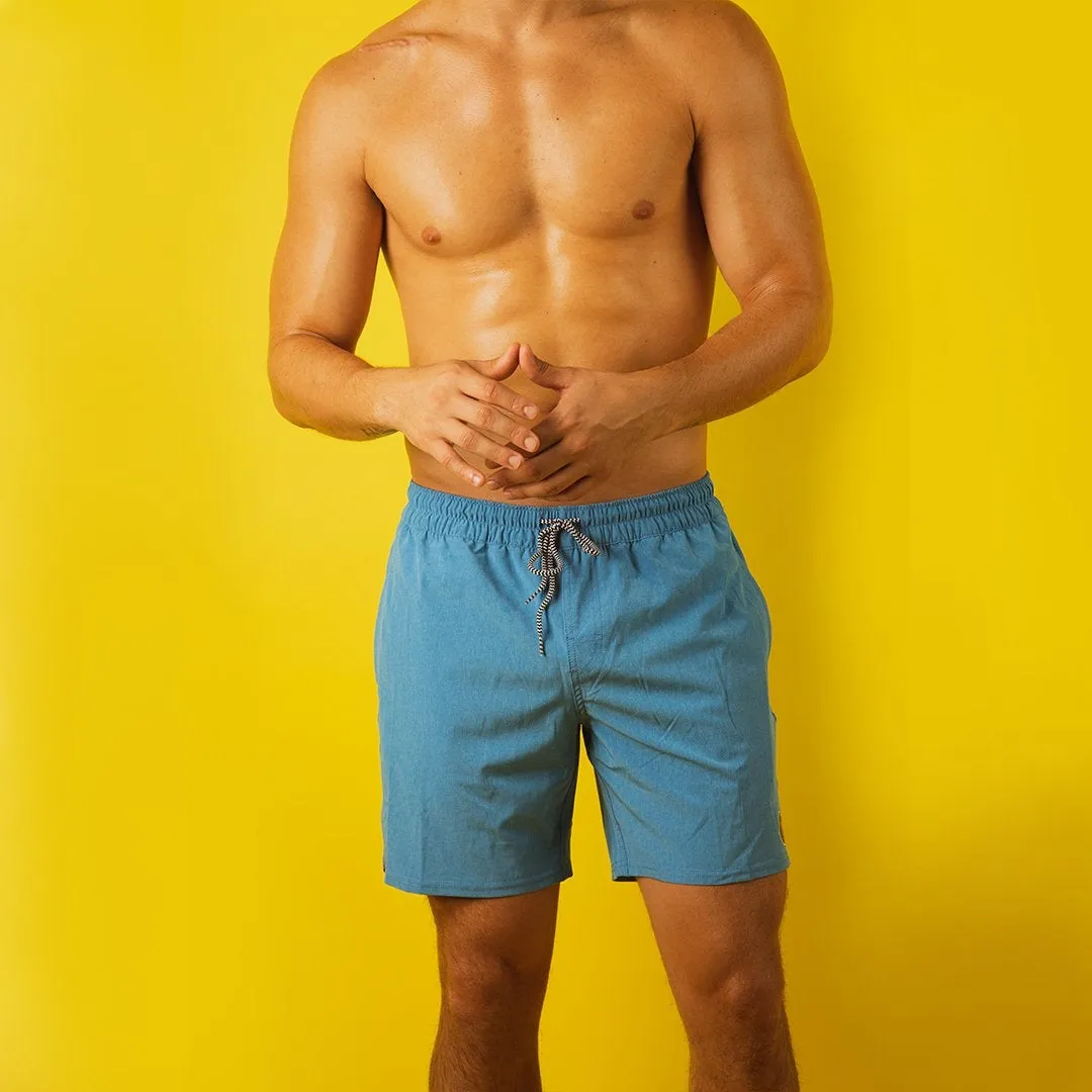 Colors On Elastic Volley Shorts
