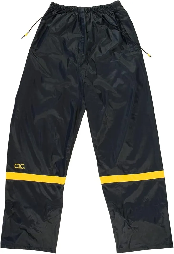 Custom Leathercraft mens Heavy Duty Nylon 3 Piece Rain Suit, Black, X-Large US