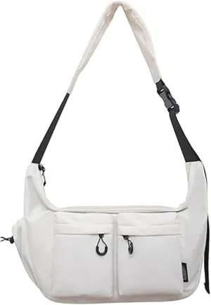 Dallaswind Large Capacity Messenger Canvas Bag, Vintage Water Resistant Canvas Satchel
