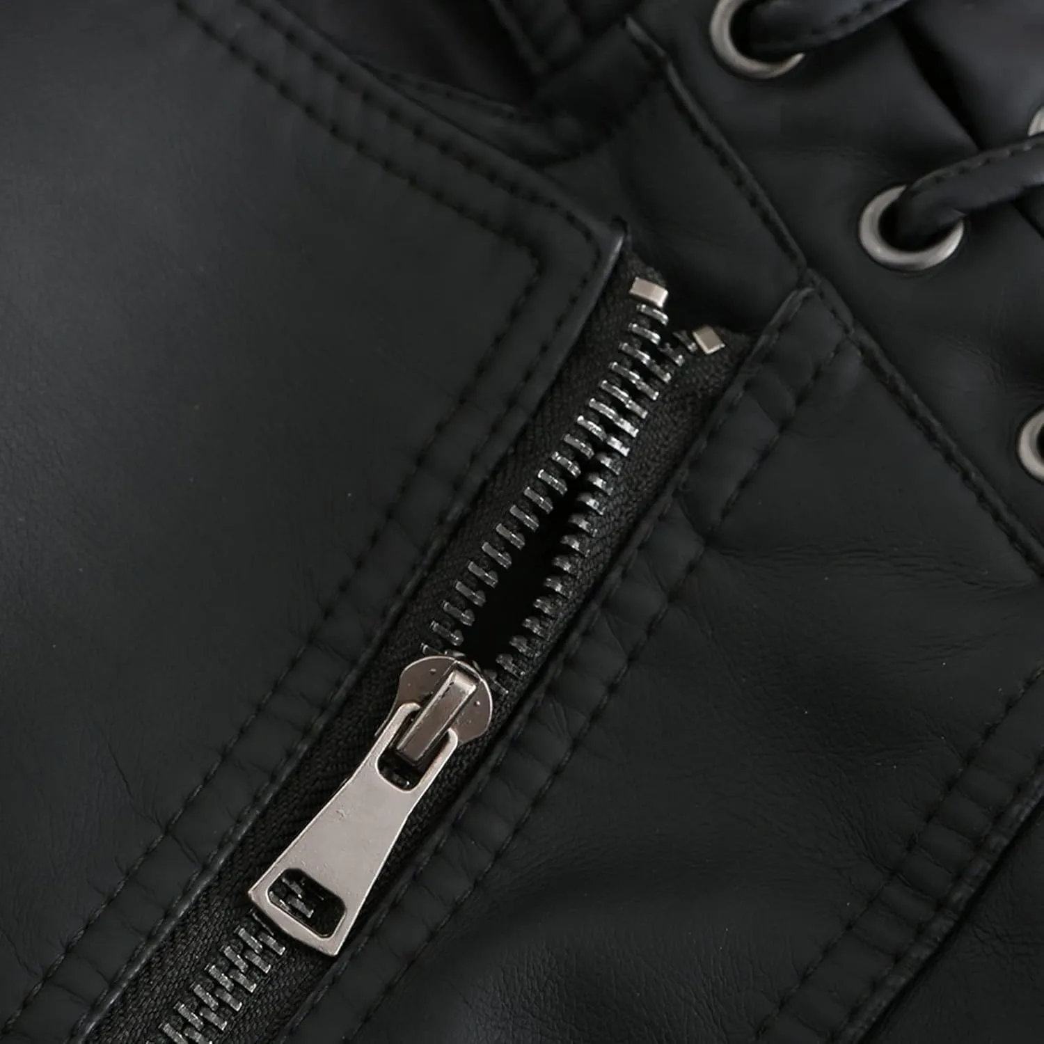 Dear model Women's Leather Jackets,Faux Leather Moto Jacket Slim Thin Leather for Casual Look