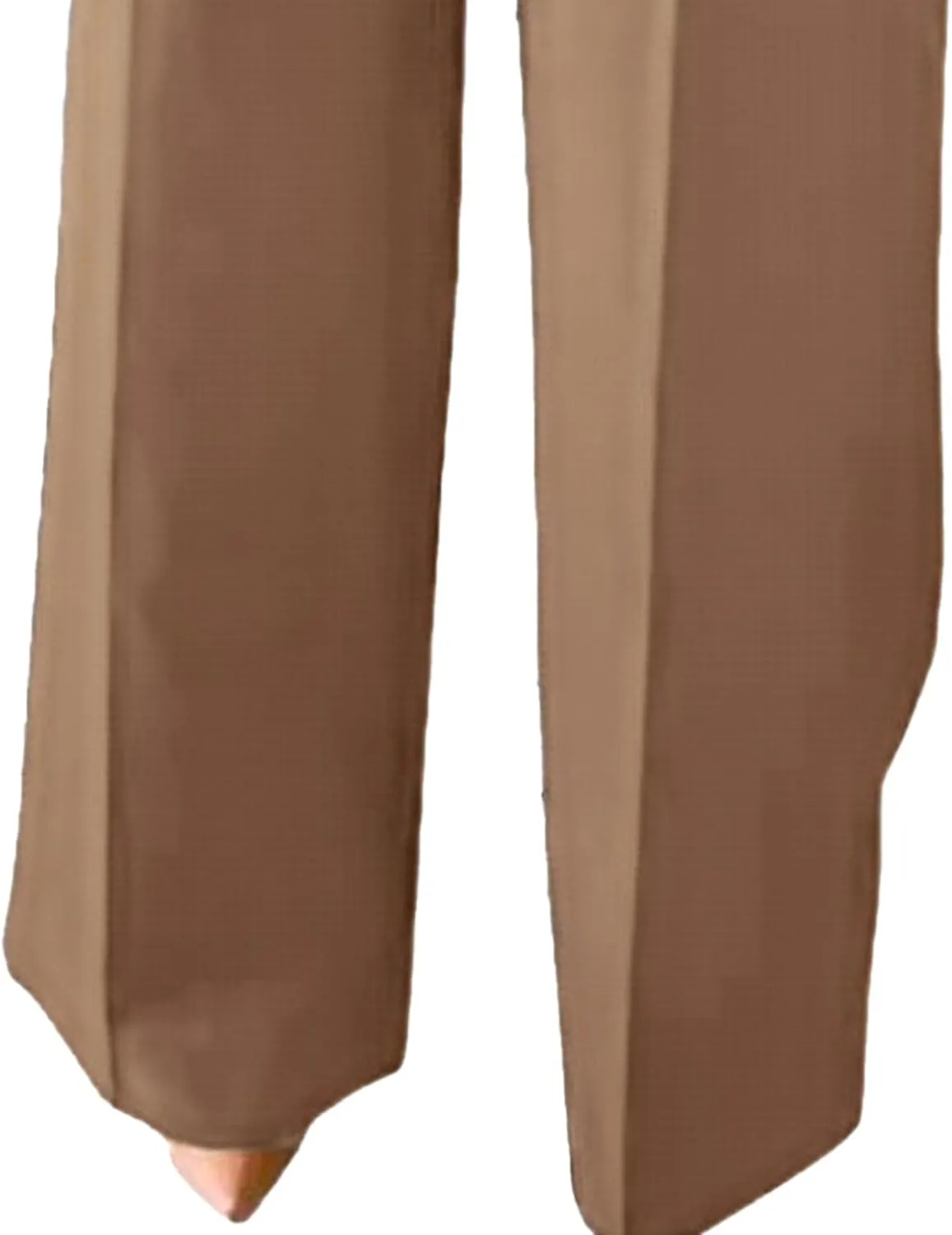 DGHM-JLMY Women's Commuter high Waist Draped Trousers Temperament Straight Leg Wide Leg Pants Business Essentials Suit Pant