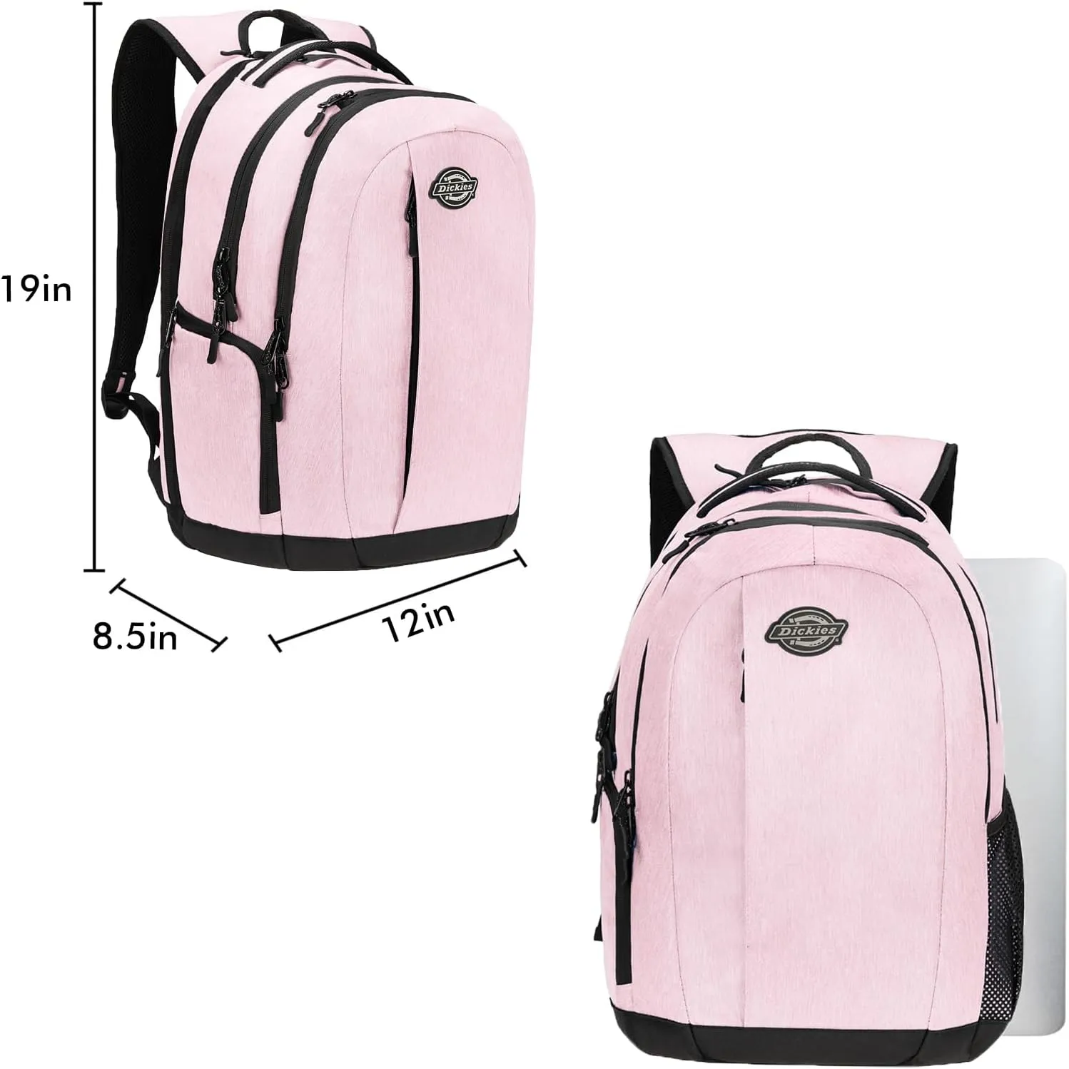 Dickies Laptop Backpack, Water Resistant College Computer Bag, Fits 15.6 Inch Notebook